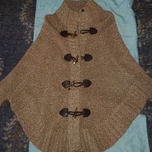 Michael Kors sweater poncho  NWOT